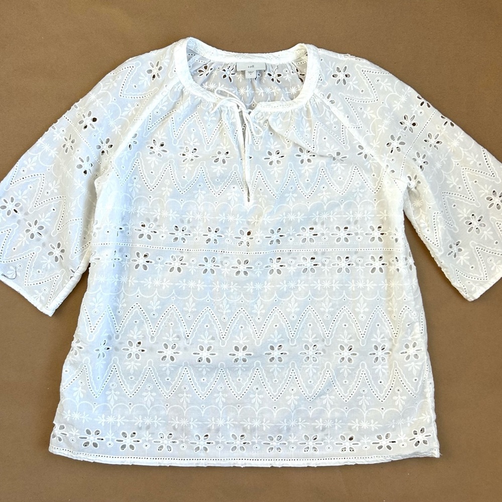 J.Jill Eyelet Top